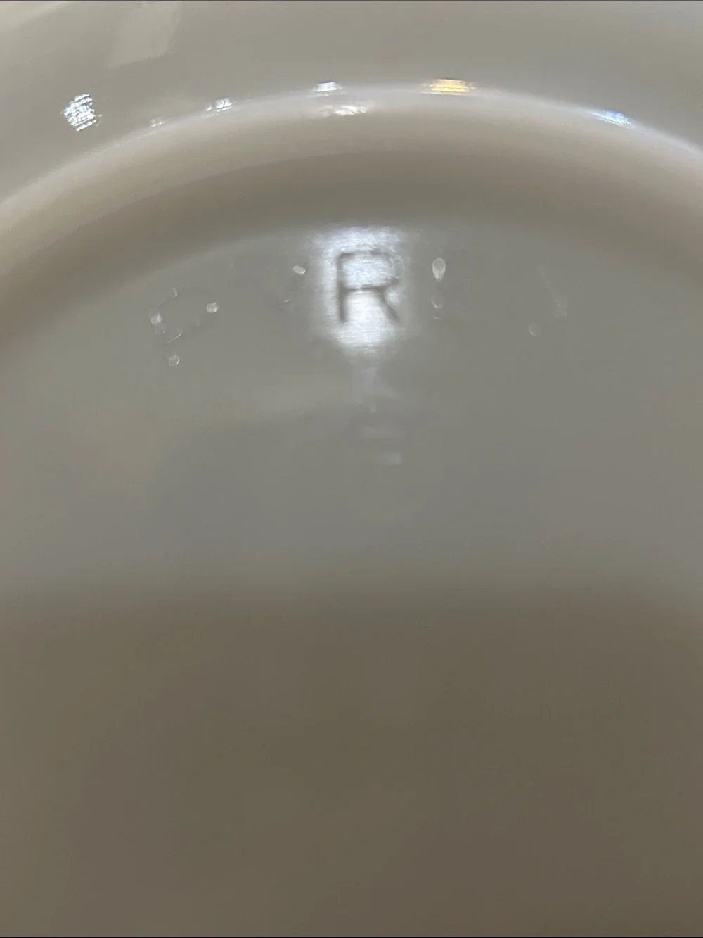 Vintage Large Pyrex White Milk Glass Mixing Bowl